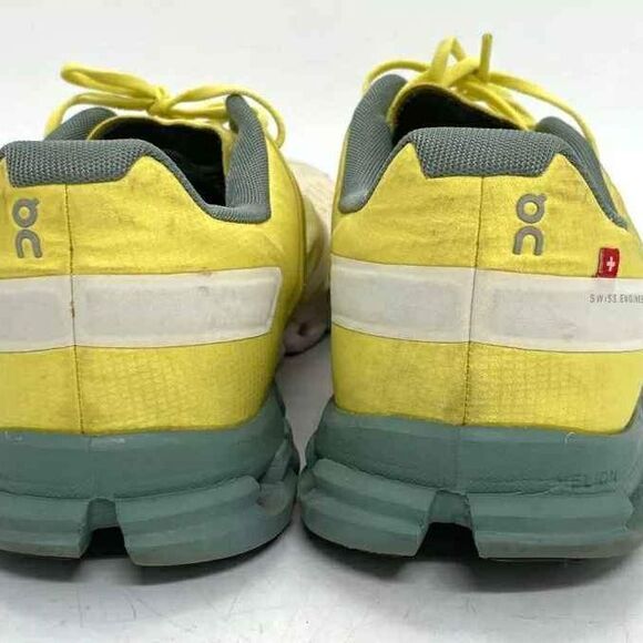 ON Cloud Cloudflow V2 Citrus Sea Running Tennis Shoe Sneakers Men 10 Women 11.5 - Picture 4 of 8